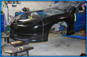 A look at the carbon fiber trans am front clip